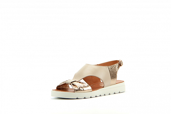картинка Босоножки ED'ART 1053.115'w.gold/beige. от интернет магазина