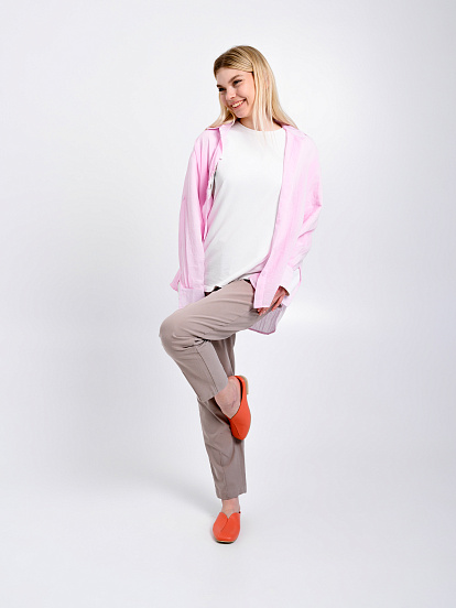 картинка Мюли ED'ART 1007.тунит205'be. Коралл от интернет магазина