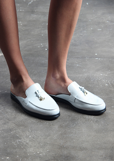 картинка Мюли ED'ART 1070.2614'bl. белый астана от интернет магазина