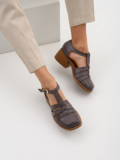 картинка Босоножки ED'ART 5036.23663'bе.Вакса коричневый от интернет магазина