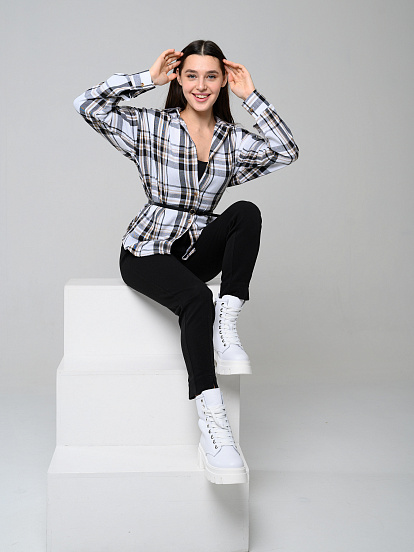 картинка Ботинки ED'ART 329.зиплайн'w. белый от интернет магазина