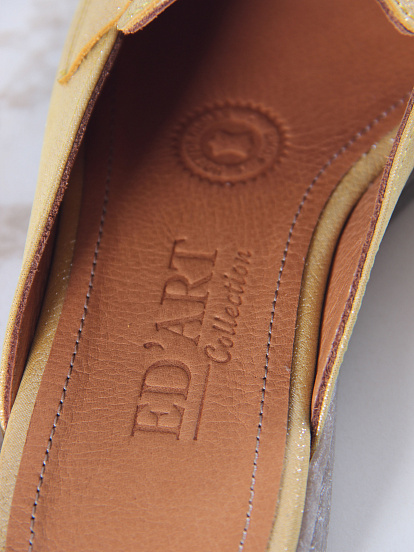 картинка Мюли ED'ART 1070.2614'be. желтый астана от интернет магазина