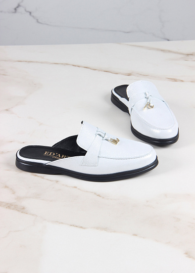 картинка Мюли ED'ART 1070.2614'bl. белый астана от интернет магазина