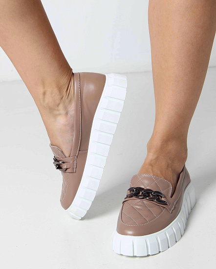 картинка Лоферы туфли ED'ART 145.91505'w.Сocoa от интернет магазина