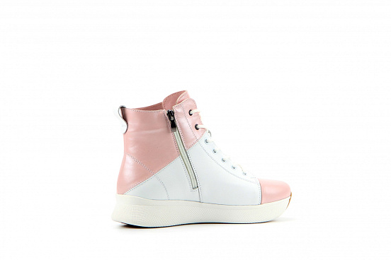 картинка Ботинки ED'ART 312.omega.w.white/pink от интернет магазина
