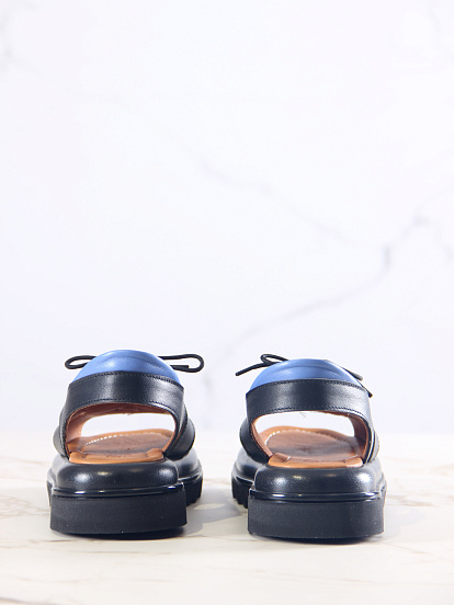 картинка Босоножки ED'ART 2029.2525'bl. Черный синий+черный от интернет магазина