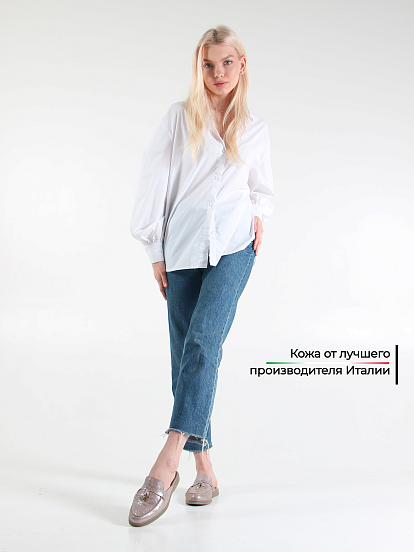 картинка Мюли ED'ART 1070.2614'be. тауп астана от интернет магазина