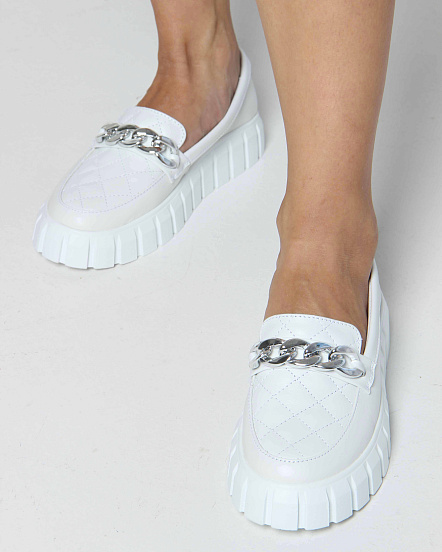 картинка Лоферы туфли ED'ART 145.91505'w.Белый от интернет магазина