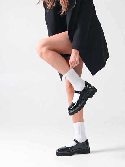 картинка Туфли полуботинки ED'ART 1003.5151'bl. Черный от интернет магазина