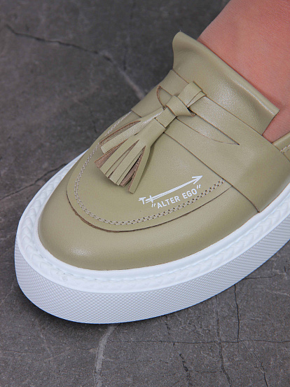 картинка Лоферы ED'ART 167.Lusi23'w. Авокадо-виктория от интернет магазина