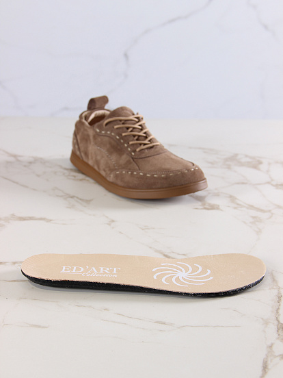 картинка Сникерины ED'ART 178.асти"br.Серо-коричневая замша от интернет магазина