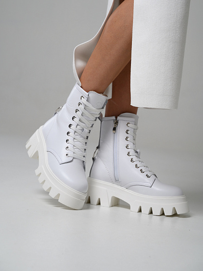 картинка Ботинки ED'ART 329.зиплайн'w. белый от интернет магазина