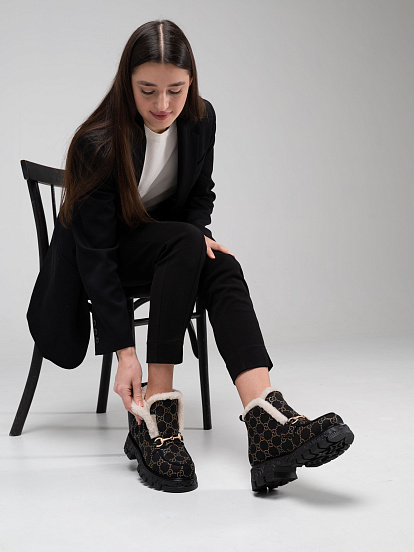 картинка Ботинки ED'ART 307. PODYUM141 'bl. черный гуччи от интернет магазина