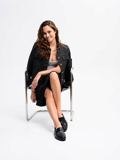 картинка Лоферы  ED'ART 170.2614'bl. Черный от интернет магазина