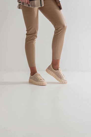 картинка Кеды ED'ART 146.91505'pu.Бежевый от интернет магазина