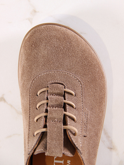 картинка Туфли ED'ART 185.асти'br.Серо-коричневая замша от интернет магазина