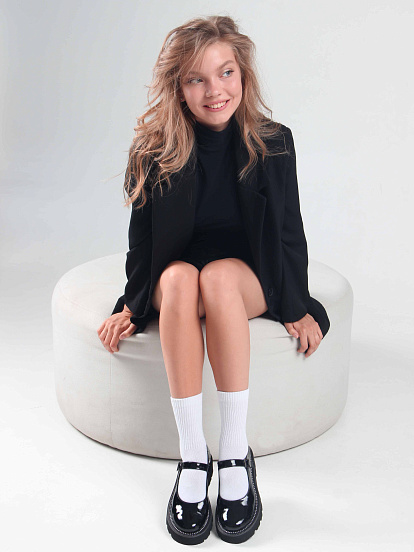 картинка Туфли полуботинки ED'ART 1003.5151'bl. Черный от интернет магазина