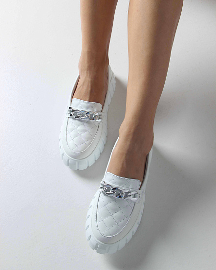 картинка Лоферы туфли ED'ART 145.91505'w.Белый от интернет магазина