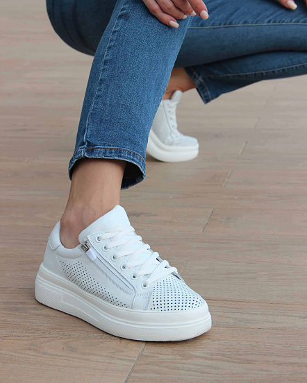 картинка Кеды ED'ART 166.P.PEPE'w. Белый от интернет магазина