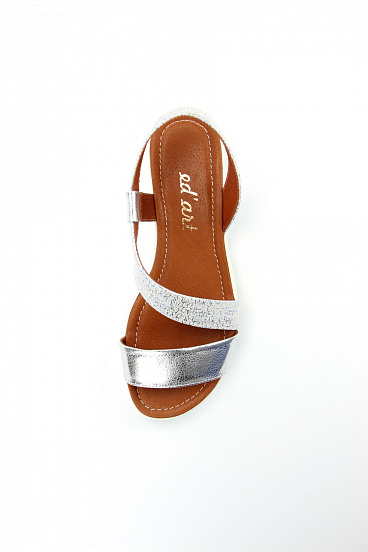 картинка Босоножки ED'ART 1050.115w.silver от интернет магазина