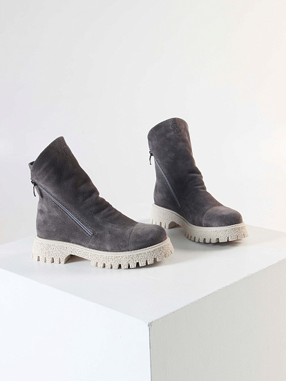 картинка Ботинки ED'ART 233.1541'be. Серый замок от интернет магазина