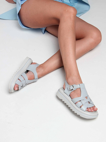 картинка Босоножки ED'ART 2028.2525'gr. Серый от интернет магазина