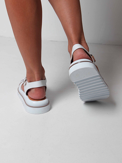 картинка Босоножки ED'ART 2025.2525'w. Белый от интернет магазина