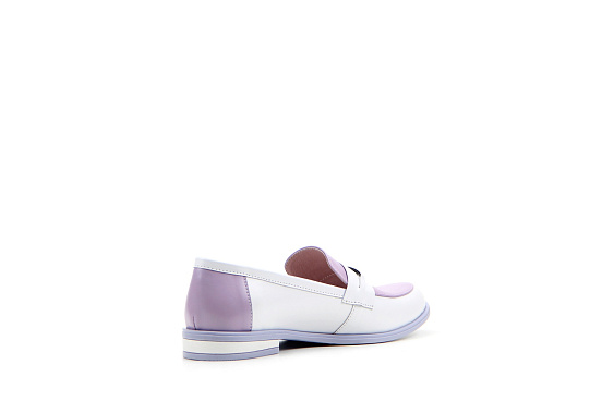 картинка Лоферы туфли ED'ART 117.madonna'l.white-lilac от интернет магазина