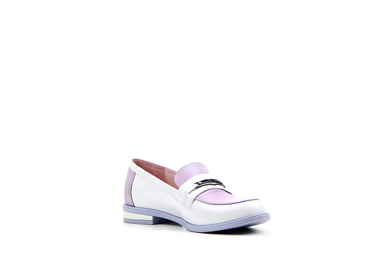 картинка Лоферы туфли ED'ART 117.madonna'l.white-lilac от интернет магазина
