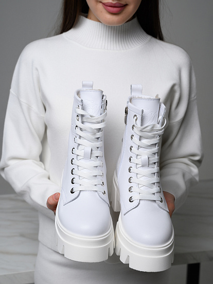 картинка Ботинки ED'ART 329.зиплайн'w. белый от интернет магазина