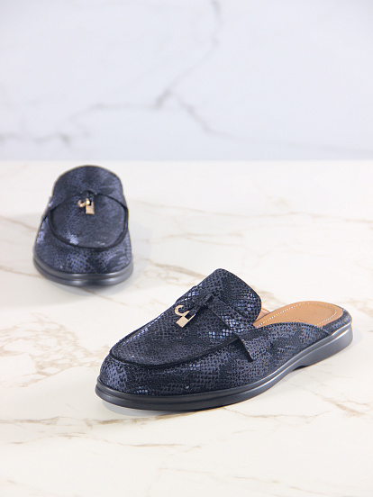 картинка Мюли ED'ART 1070.2614'bl. синяя мамба от интернет магазина