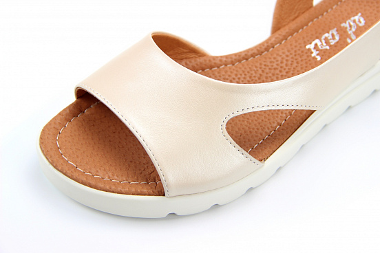 картинка Босоножки ED'ART 1054.115'w.biege-pearl от интернет магазина