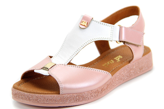 картинка Босоножки ED'ART 2001.159pink.white-pink от интернет магазина