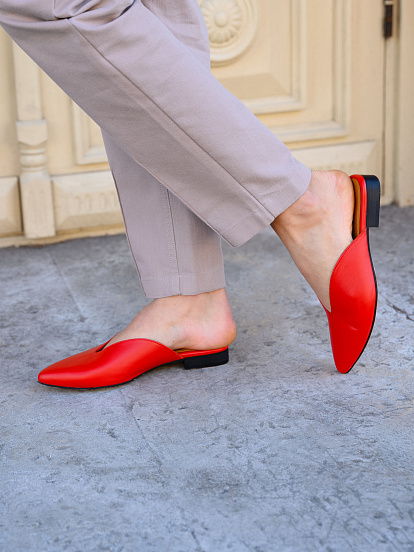 картинка Мюли ED'ART 1001.34104'bl. красный от интернет магазина