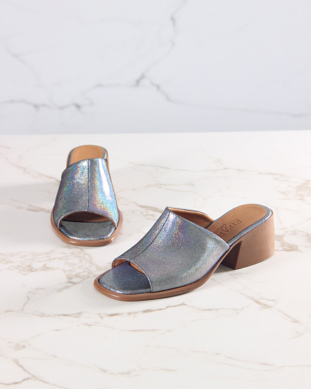 картинка Босоножки ED'ART 4012.23663'br. Черный ибица+коричневый от интернет магазина