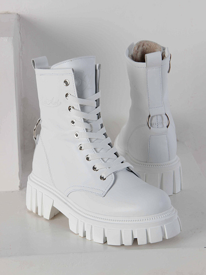 картинка Ботинки ED'ART 329.21153'w. белые от интернет магазина