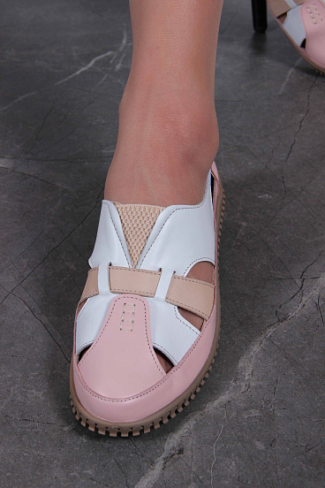 картинка Слипоны ED'ART 116.8000'be. белый-розовый от интернет магазина
