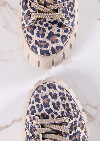 картинка Кеды ED'ART 128.91505'be. бежевый леопард от интернет магазина
