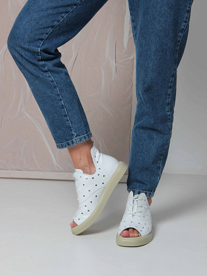 картинка Босоножки ED'ART 1059.0132'gr. Белый зеленый от интернет магазина