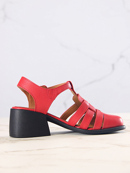 картинка Босоножки ED'ART 5035.23663'bl. Красный от интернет магазина