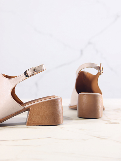 картинка Босоножки ED'ART 5133.23663'be. Стар визон+коричневый от интернет магазина