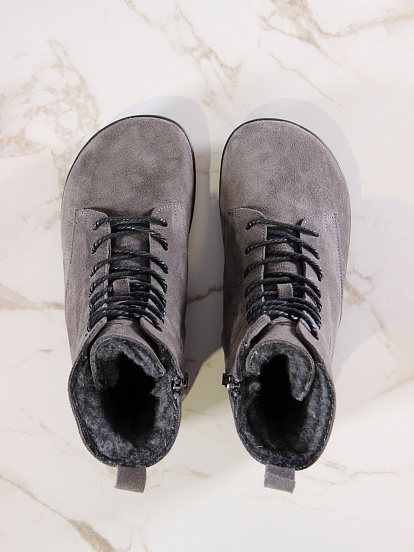 картинка Босоногие ботинки  ED'ART 351.NATA'bl.Серый замок замша от интернет магазина