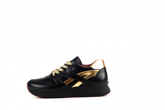 картинка Кроссовки ED'ART 132.omega'bl.black-gold от интернет магазина