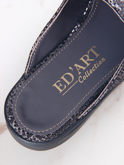 картинка Мюли ED'ART 1070.2614'bl. черный мамба от интернет магазина