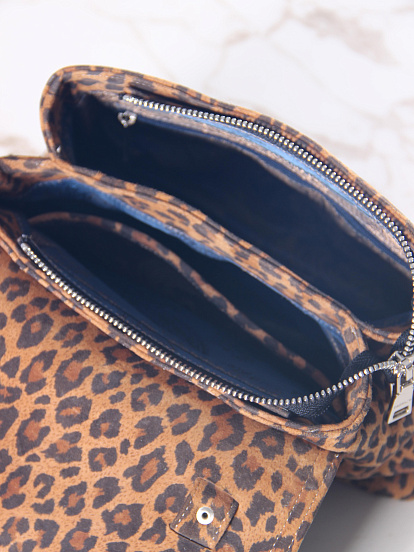 картинка Сумка-клатч ED'ART s06.коричневый леопард от интернет магазина
