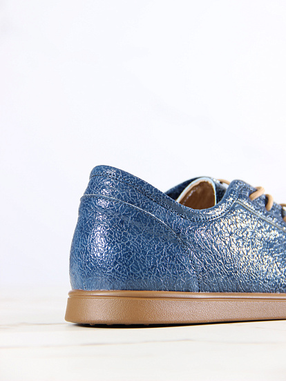 картинка Кеды босоногие ED'ART 182.асти'br.Синий наплак от интернет магазина