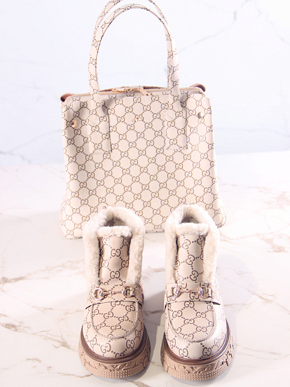 картинка Сумка ED`ART S05. Бежевый гучи от интернет магазина