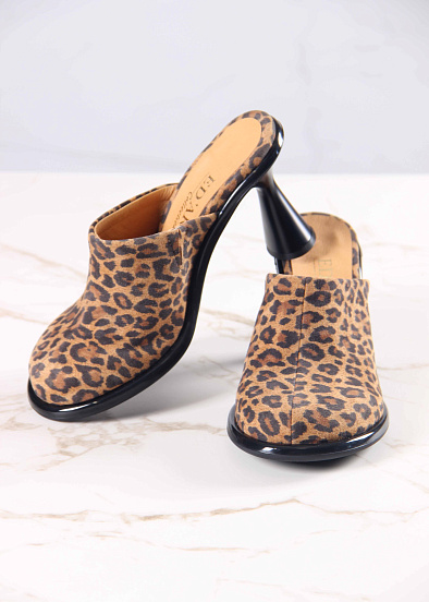 картинка Сабо ED'ART 6112.PODYUM133'bl. коричневый леопард от интернет магазина