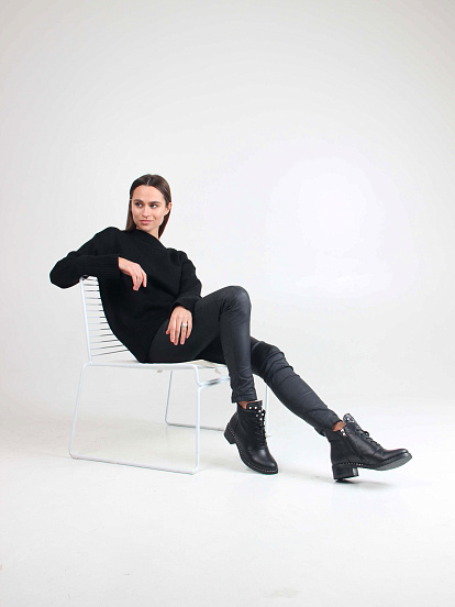 картинка Ботильоны ED'ART 244.vena.black от интернет магазина