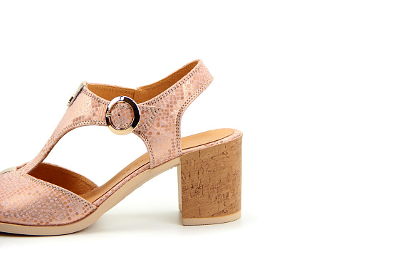 картинка Босоножки ED'ART 6001.624'be.gold.pink от интернет магазина